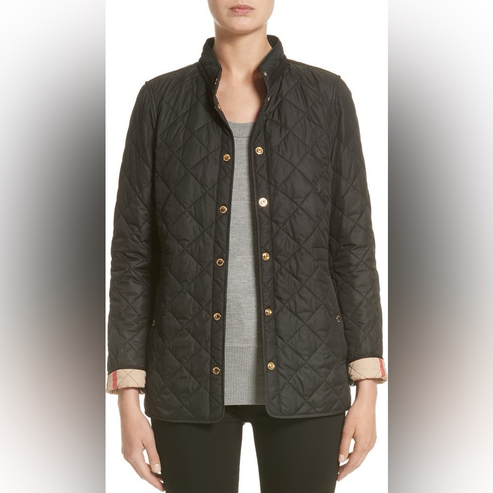 Burberry Pensham Quilted Jacket, Size M
